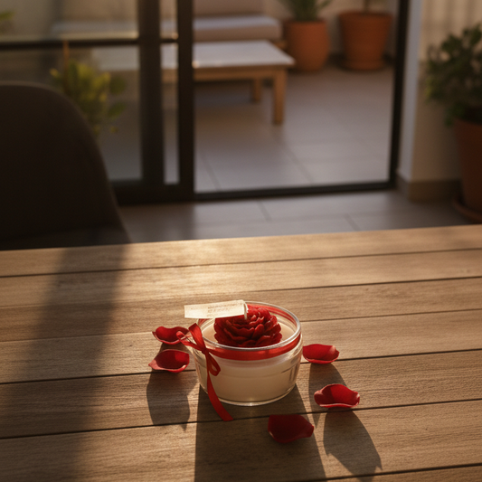 Scarlet Snow Jar M024