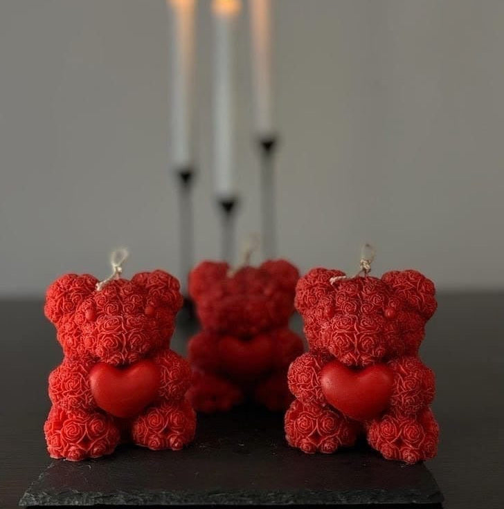 Teddy Bear Candle M009