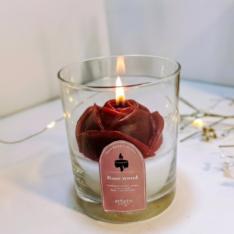 Forever Rose Candle M002