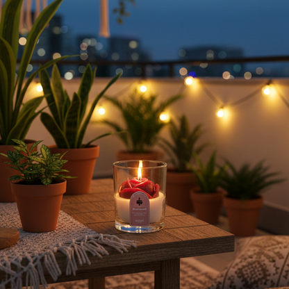 Forever Rose Candle M002