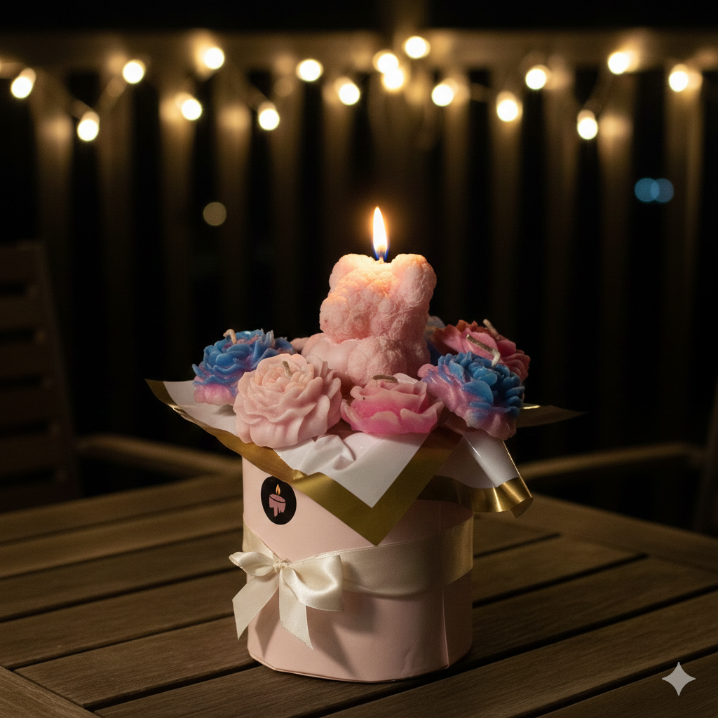 Cotton Candy Sparkle bouquet M004