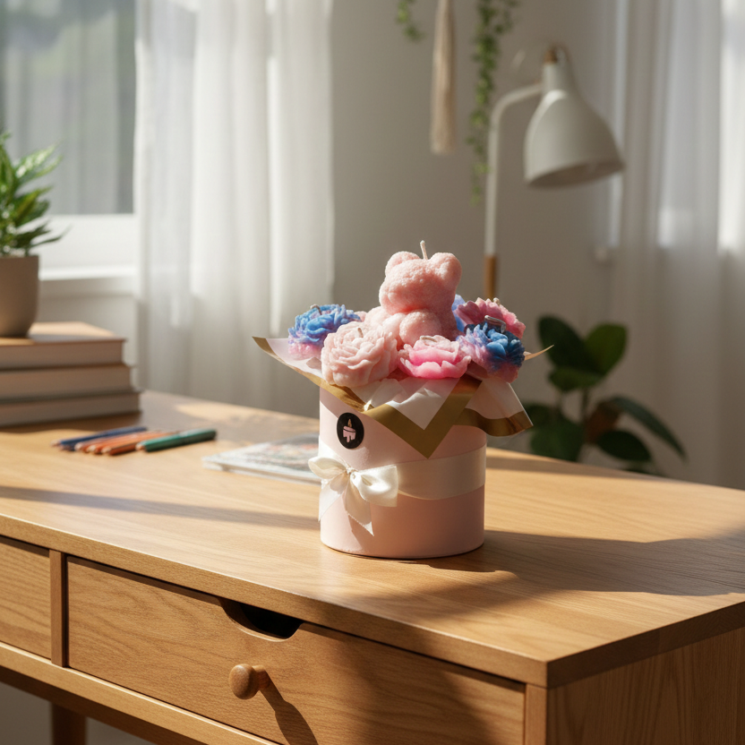 Cotton Candy Sparkle bouquet M004