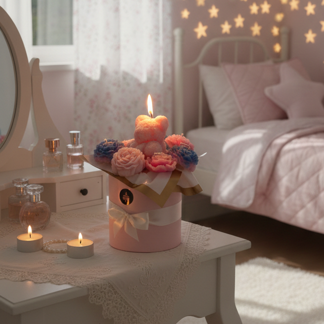 Cotton Candy Sparkle bouquet M004