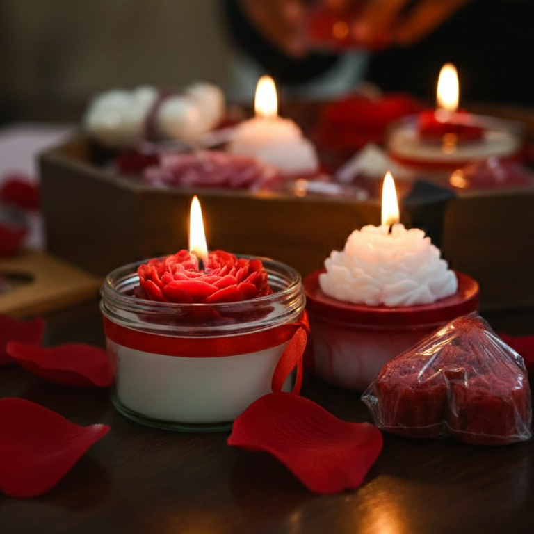 Scarlet Snow Jar M024